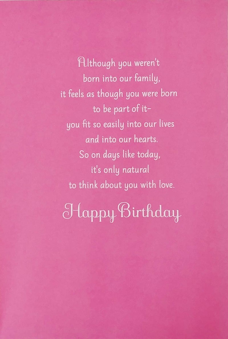 Greeting Card Happy Birthday Daughter-in-Law You Fit So Easily Into Our Lives and Into Our Hearts - Image 2