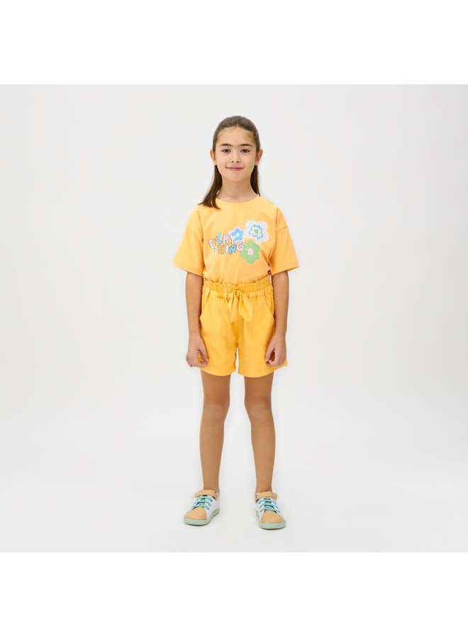 Panco AMELIA Shorts with Bow Detail at Waist  - Image 5
