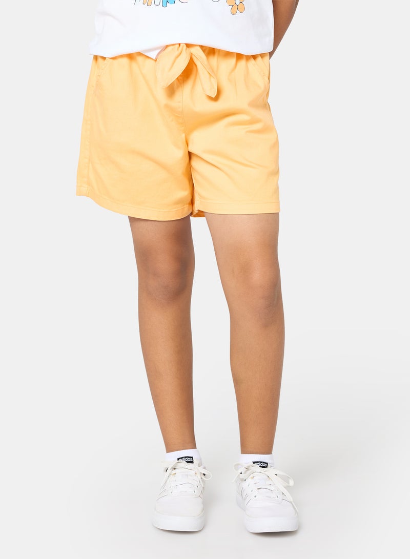 Panco Girls AMELIA Shorts with Bow Detail at Waist - Image 1