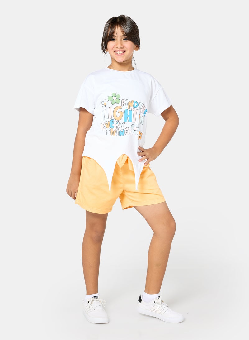 Panco Girls AMELIA Shorts with Bow Detail at Waist - Image 4