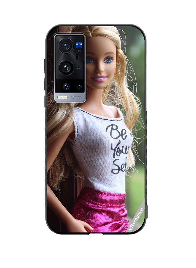 VR CREATIVE Protective Case Cover For Vivo X60 Pro Plus Barbie Doll Design Multicolour - Image 1