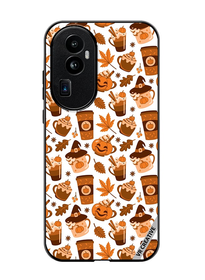 VR CREATIVE Protective Case Cover For Oppo Reno 10 Pro Plus Coffee Of Different Type Cozy Print Autumn Mood Design Multicolour - Image 1
