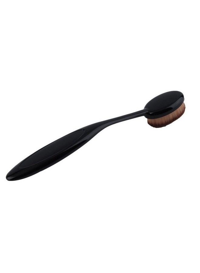 adbeni Oval Foundation Brushoval Make Up Face Powder Blusher Brush ; Contour Concealer Bending Cosmetic Brushes Tool - Image 4