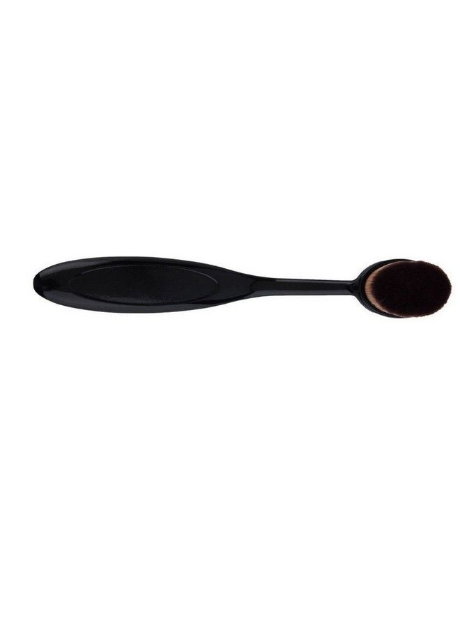adbeni Oval Foundation Brushoval Make Up Face Powder Blusher Brush ; Contour Concealer Bending Cosmetic Brushes Tool - Image 5