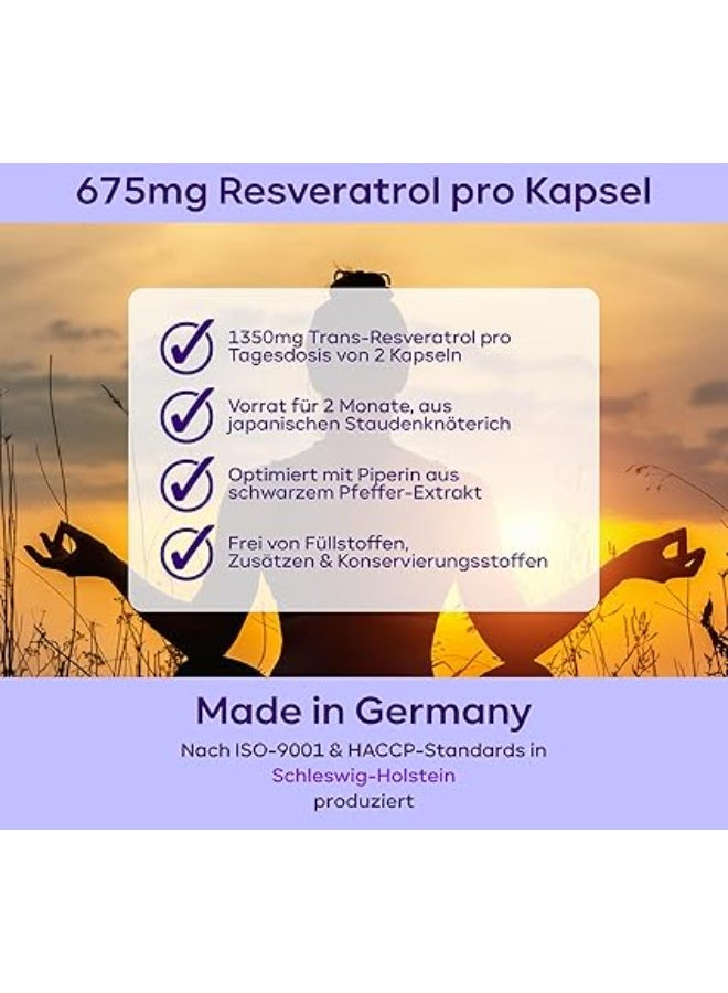 بلانتومول ريزفيراترول بلس – 1350 ملغ ترانس-ريزفيراترول يوميًا، مضاد للأكسدة، 120 كبسولة - Image 3