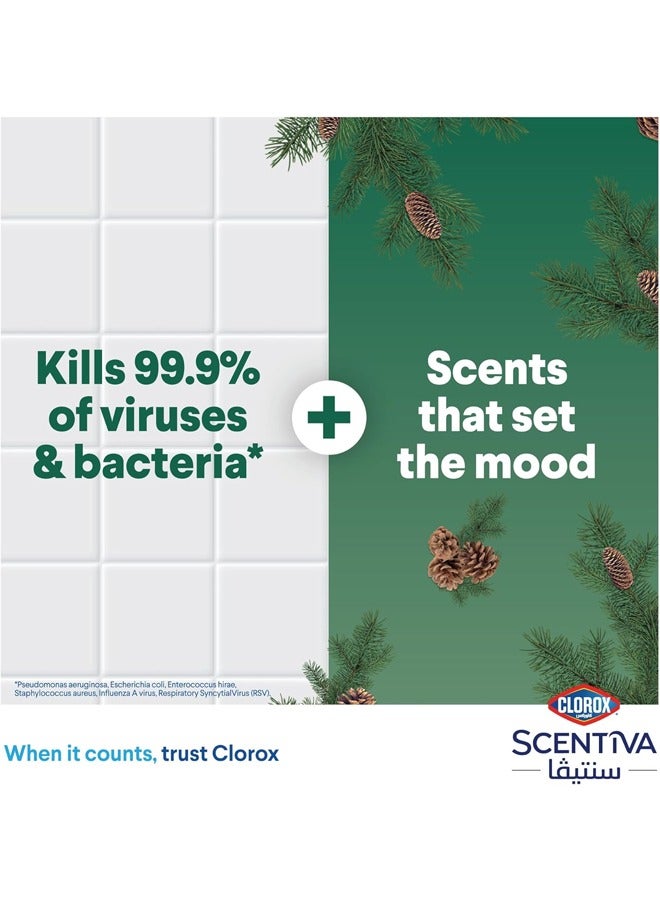 Clorox Relaxing Lavender Scent Disinfectant Cleaner - Mediterranean Pine Forest 4.5L - Image 4