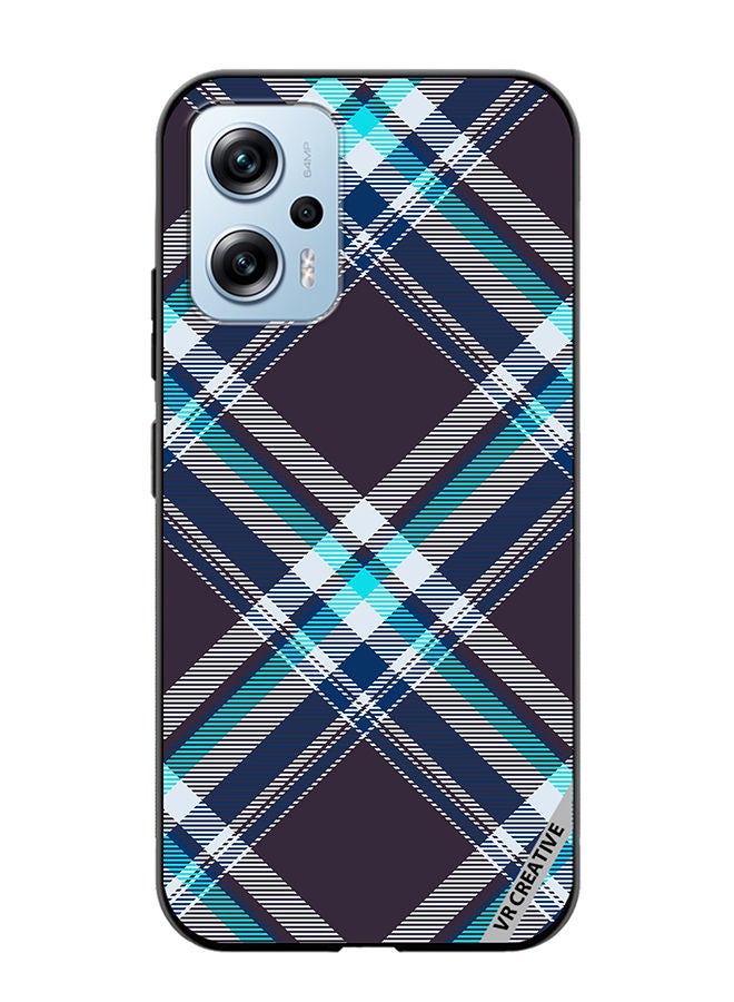 VR CREATIVE Protective Case Cover For Xiaomi Poco X4 GT Checkered Design Multicolour - Image 1