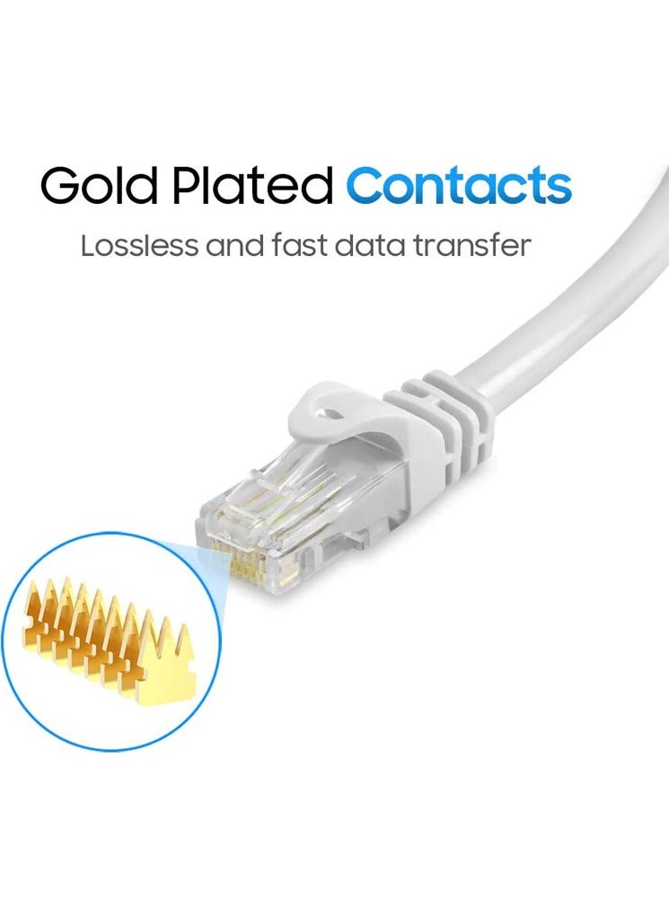 SPEEDUF - Cat6 Ethernet Internet Lan Network Patch Cable - Fabrication 10 Meters - Image 1
