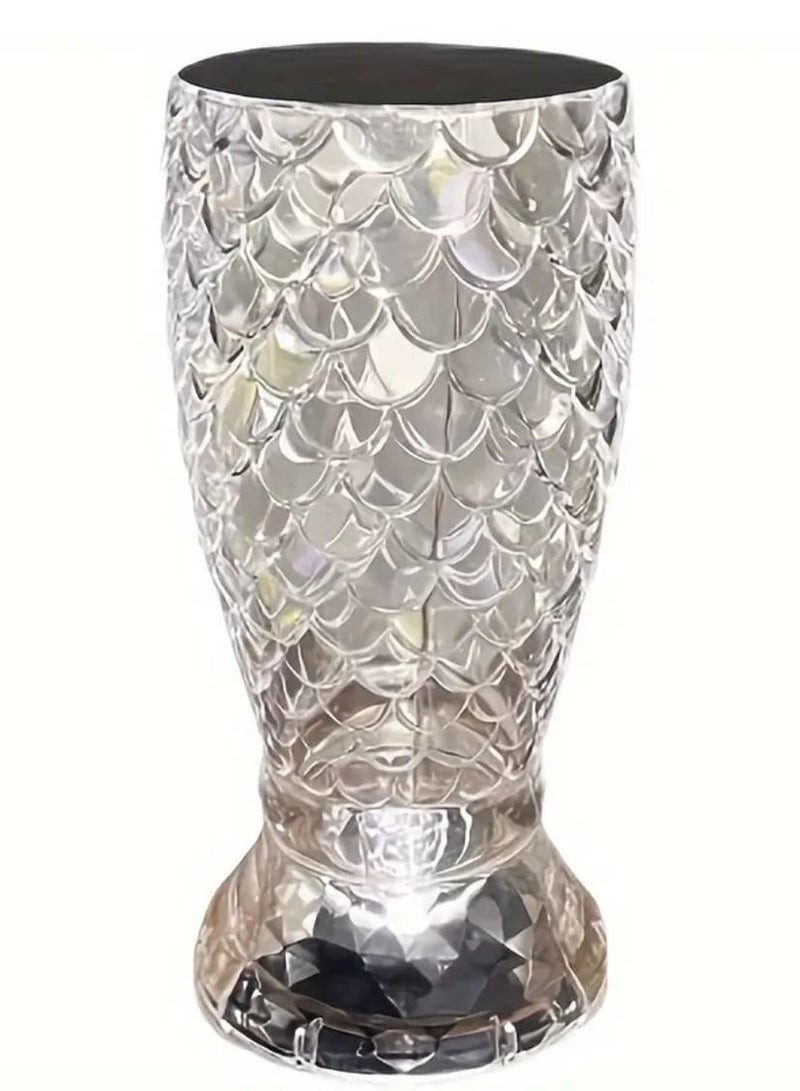 Rechargeable Acrylic Diamond Table Lamp White - Image 1