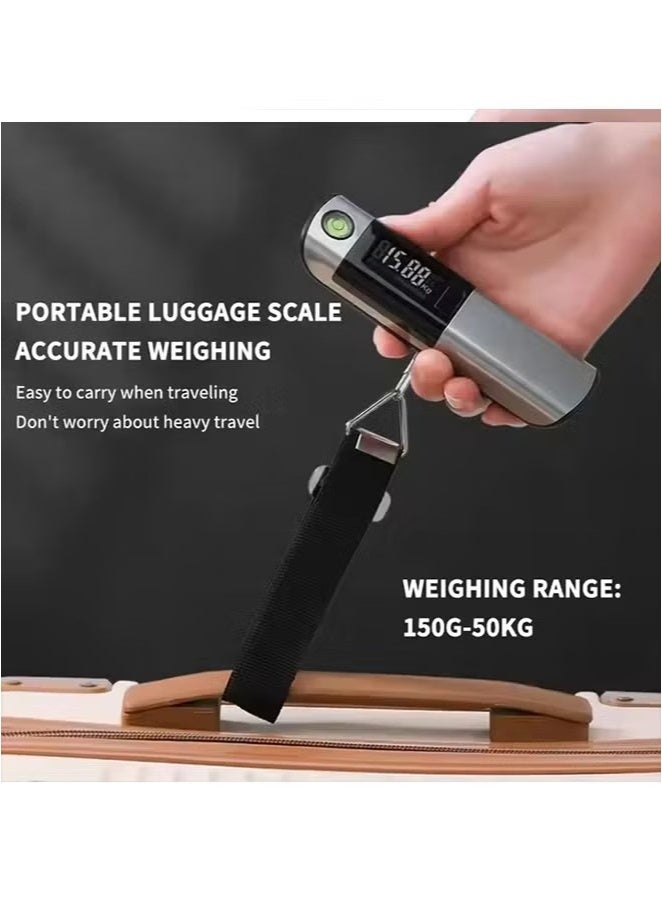 Dougez Portable Luggage Scale Digital Hanging Scale for Travel, Suitcase Weight Scale with Loop strap110 Lb/ 50Kg Capacity, Battery Included with - Image 3