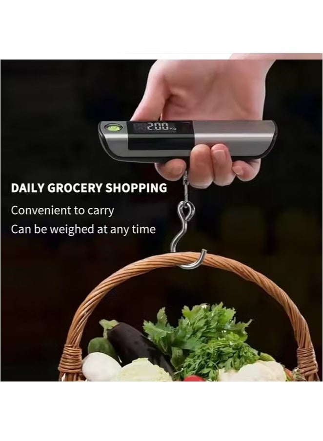 Dougez Portable Luggage Scale Digital Hanging Scale for Travel, Suitcase Weight Scale with Loop strap110 Lb/ 50Kg Capacity, Battery Included with - Image 2