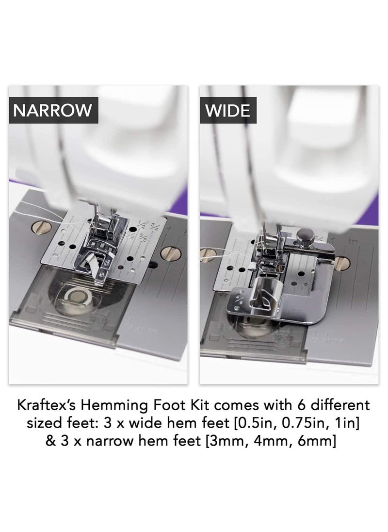 Y&D - Sewing Machine Presser Foot Hemming Feet - Image 1