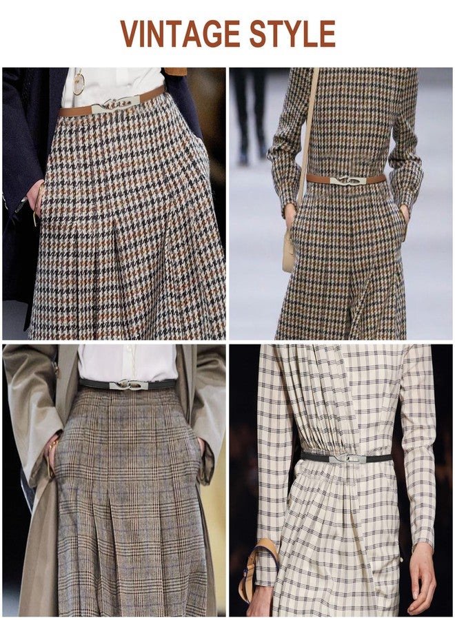 NPET Women Leather Belt for Jeans, Dresses, Fashion with Gold Buckle - Image 2