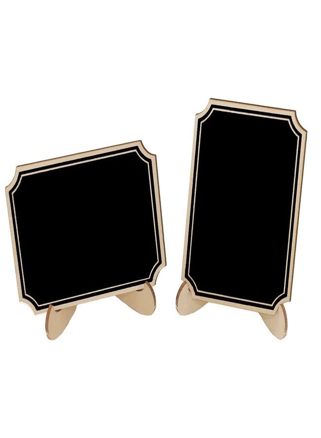 CVANU Chalkboard Stand Wooden Place Card Name Blackboard Table Number Price (MDF_Chalkboard_15 Pc_2) - Image 2