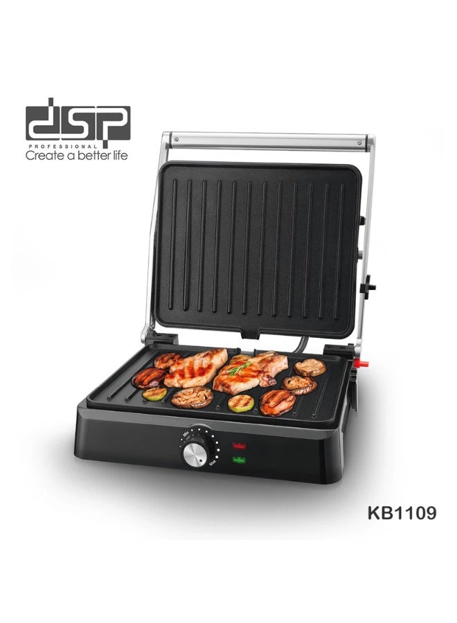 DSP KB1109 Electric BBQ Grill & Health Griddle with Adjustable Thermostat - Image 3