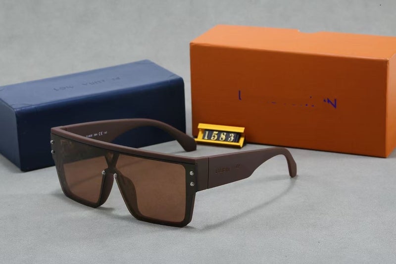 1583 European Style One-Piece Fashionable Sunglasses for Women and Men
