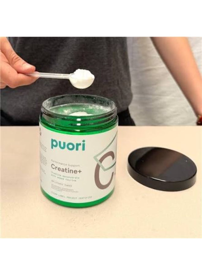 بوري مسحوق Puori Creatine+ لدعم الأداء (325 جم) - Image 2