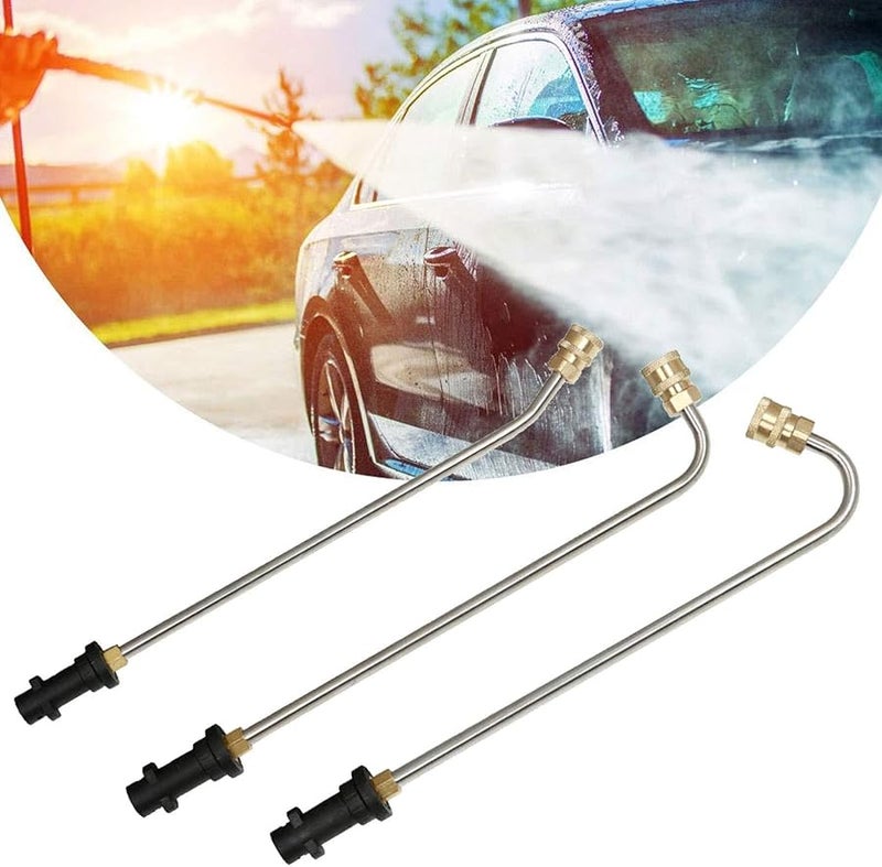 مجموعة فوهات غسالة الضغط من 5 قطع مع قضيب تمديد 90 درجة للاتصال السريع - Image 4