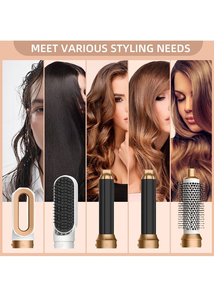 Joshberg Hair Dryer Brush & Styling Tool Set, 5 in 1 Multi Hair Styler, High-Speed Negative Ionic Hair Dryer Fast Drying, Professional Blow Dryer Brush for Curling Volumizing Straightening Waves Styling  - Image 2