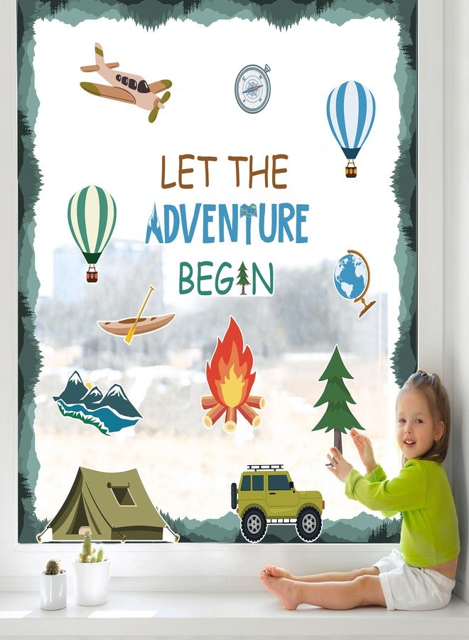 UNIIDECO Back to School Decorations, Let The Adventure Begin Classroom Bulletin Board Decorations Travel Theme Bulletin Board Borders Sets Cutouts for First Day of School Classroom Office Party Decorations - Image 5