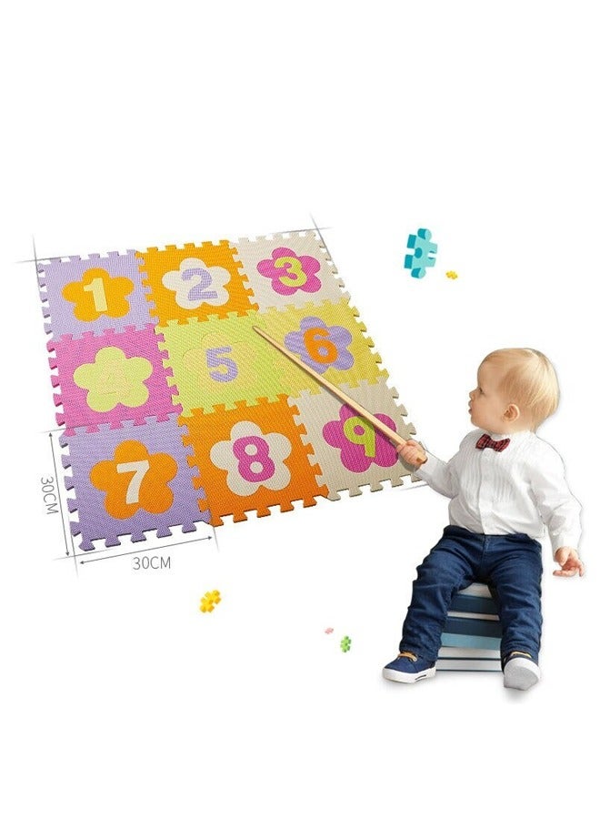 Aissiora 114 x114cm Foam spliced floor mats Children's puzzle floor mat EVA puzzle floor mat Animal splicing floor mat Baby Play Mat 25pcs Can be erected upright Anti slip, waterproof, anti-collision  - Image 3