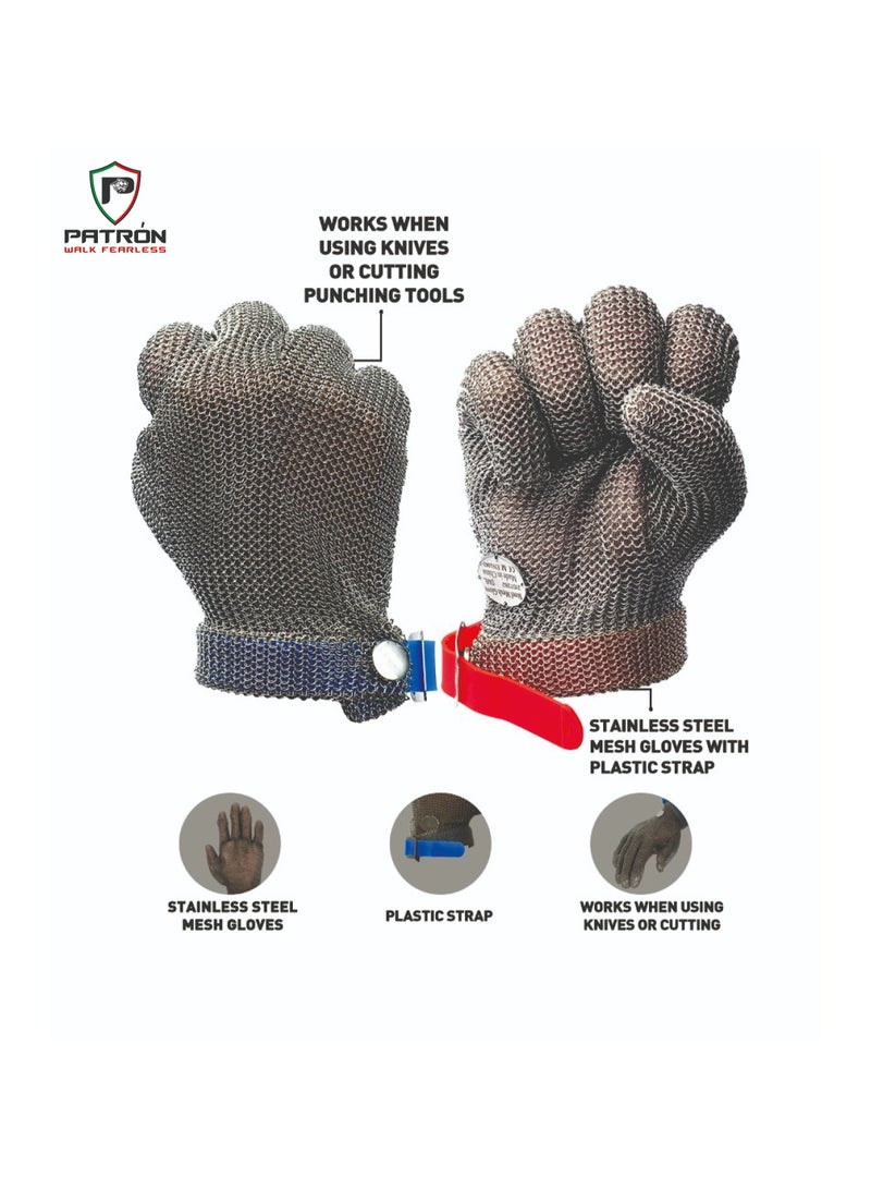 Patron's Cut-Resistant Stainless Steel Gloves For Ultimate Safety And Precision - Image 3