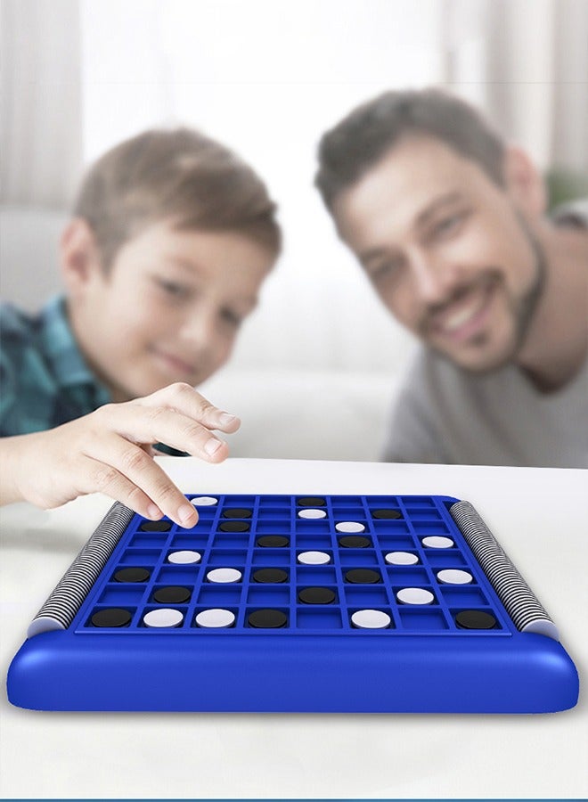 GROIC 64 Pieces Reversi Othello Board Game Set, Classic Games Toy Cute Reversi Strategy Board Game Reliable Reversi Board Game Cognitive Ability for Educational - Image 2