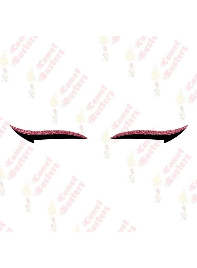 Comet Busters Glitter Light Pink Eyeliner Stickers (Eye009) - Image 4