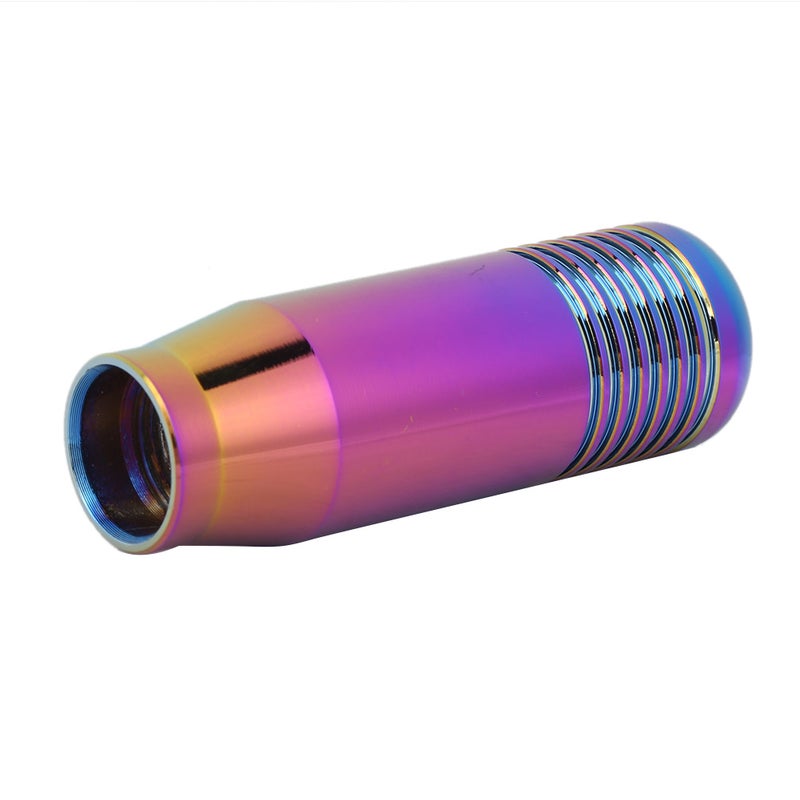 Manual Gear Knob Aluminum Alloy Universal Colorful Shift Knobs Head with Adapter - Image 4