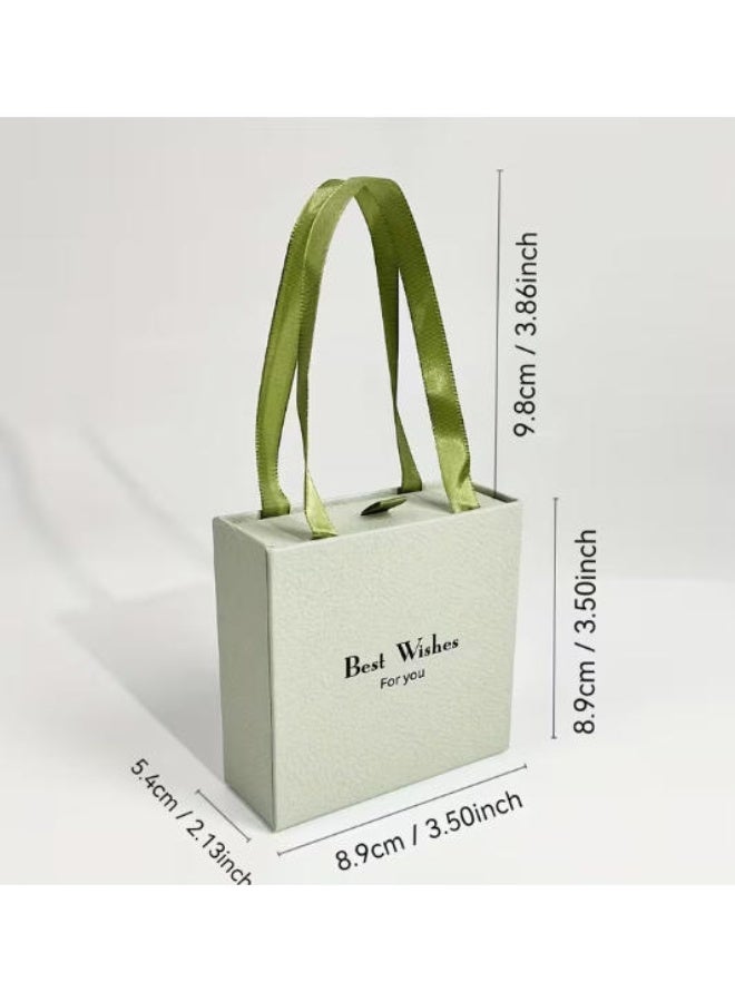 لاتين علبة هدايا جديدة بتصميم درج، قطعتان، علبة هدايا صغيرة للخواتم والأقراط والأساور - Image 2