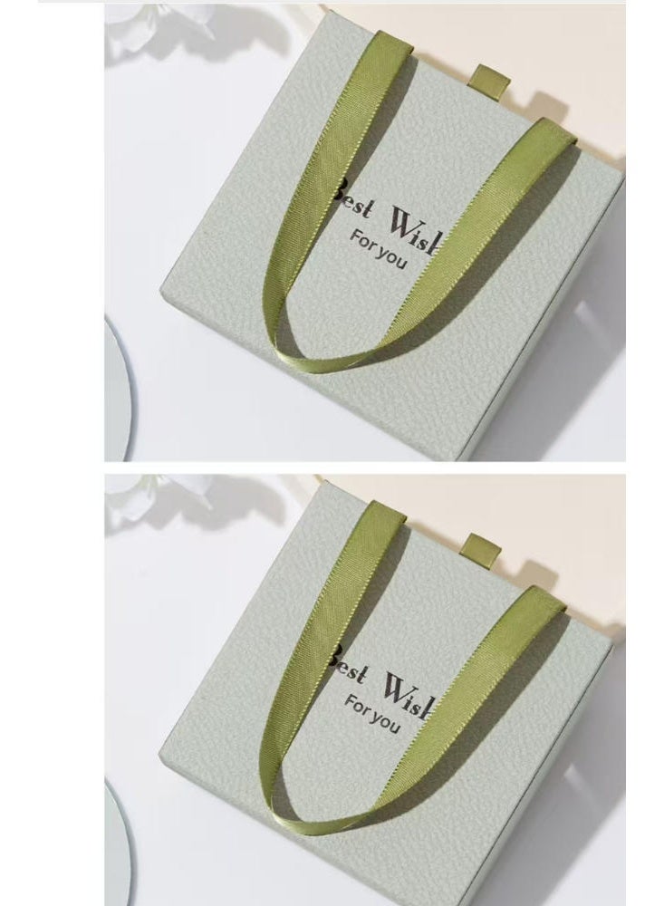 لاتين علبة هدايا جديدة بتصميم درج، قطعتان، علبة هدايا صغيرة للخواتم والأقراط والأساور - Image 4