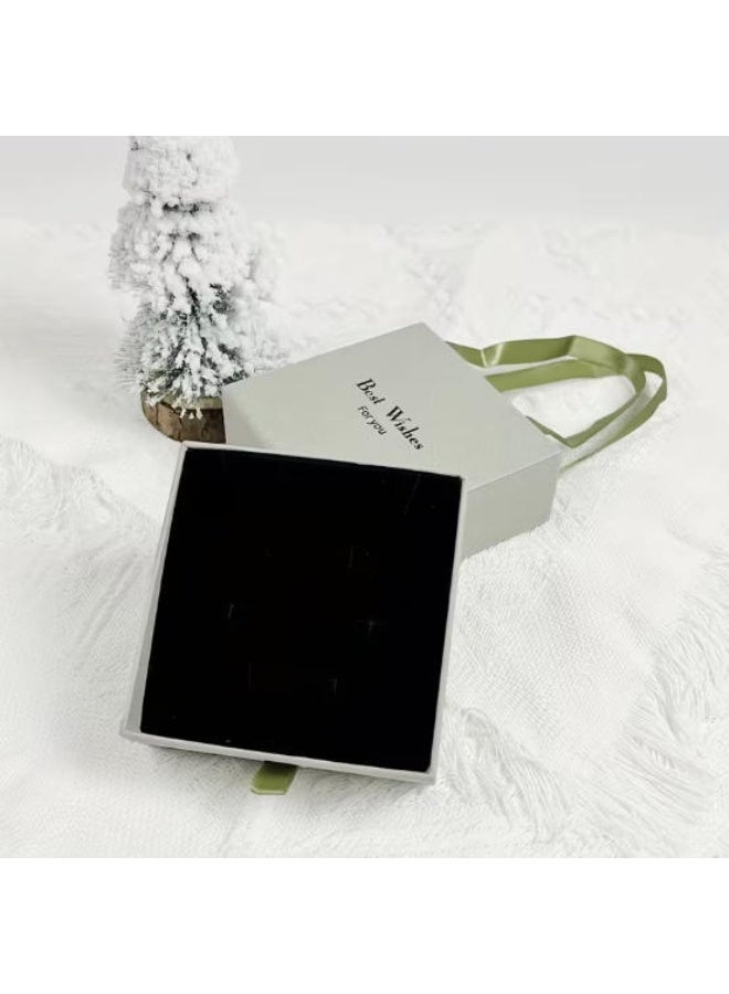 لاتين علبة هدايا جديدة بتصميم درج، قطعتان، علبة هدايا صغيرة للخواتم والأقراط والأساور - Image 3