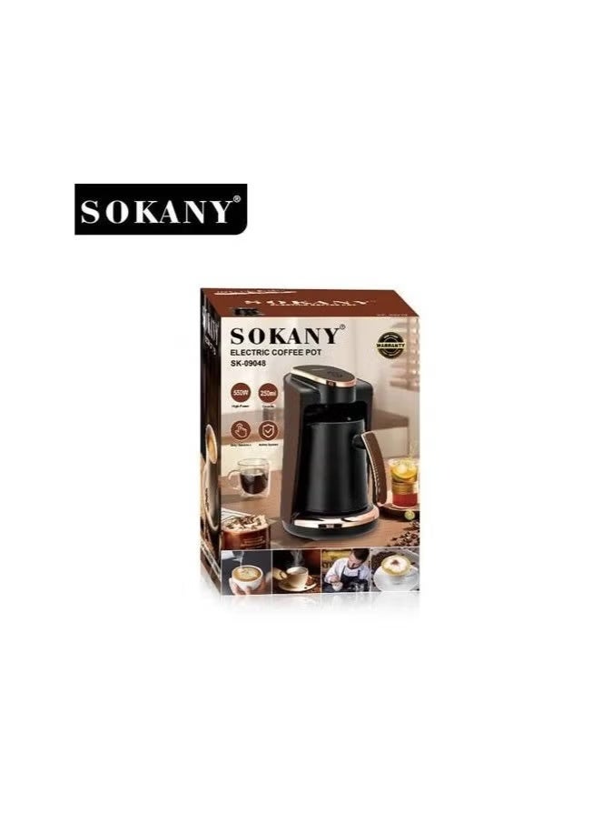 Sokany Turkish Coffee Maker with Auto Shut-Off 250 ml 550 W - SK-09049 - Image 5