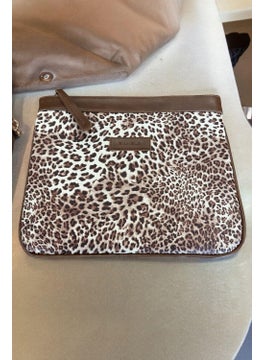 Bahels Brown Leopard Special Design Women's Portfolio & Clutch Bag  - Image 3