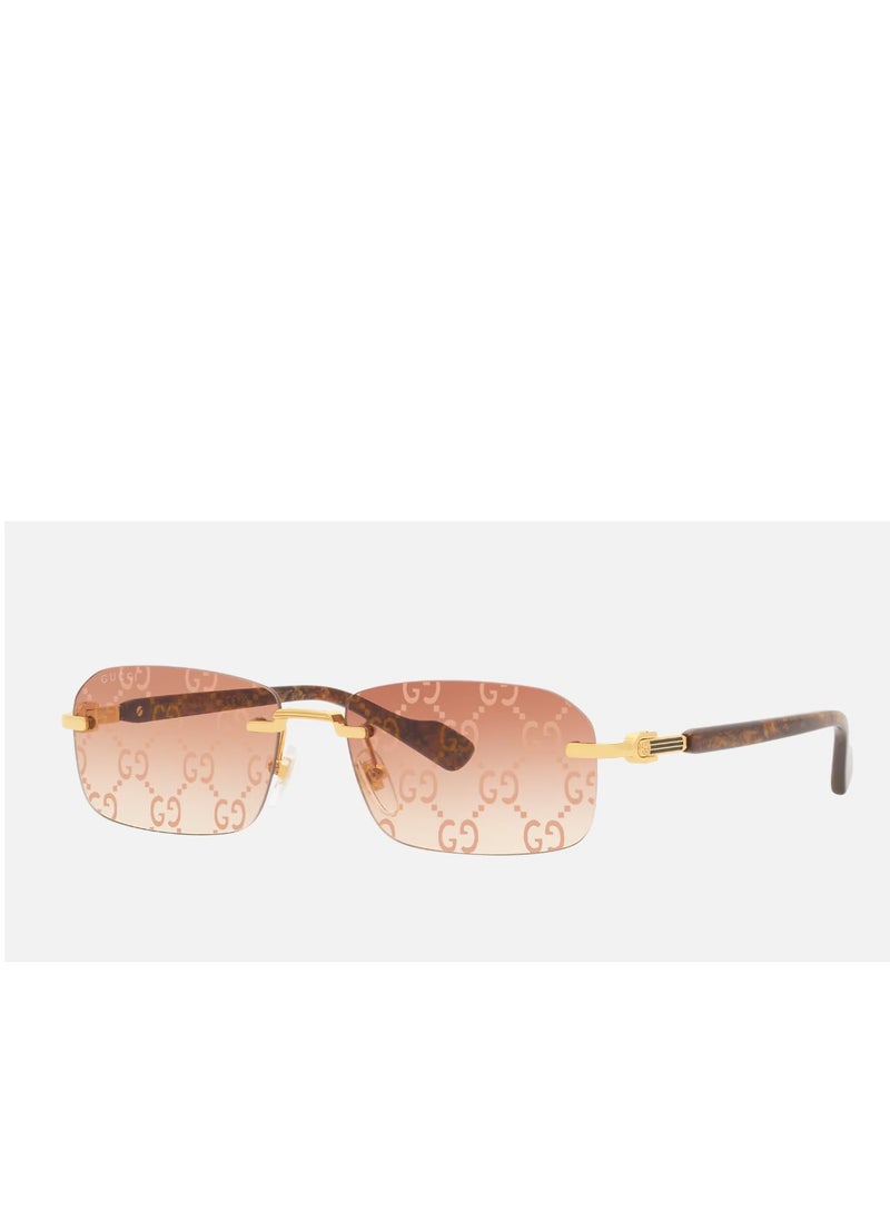 غوتشي نظارة شمسية غوتشي GG1221S-004 ذهبية - Image 1