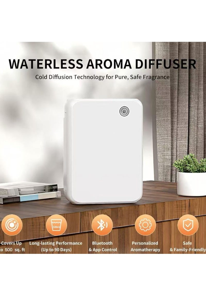 Essential Oil Diffusers Smart Scent Air Machine Scent Diffuser with160ml Oil Aromatherapy Machine Bluetooth Automatic Incense Sprayer for Home, Office, Spa - Image 3