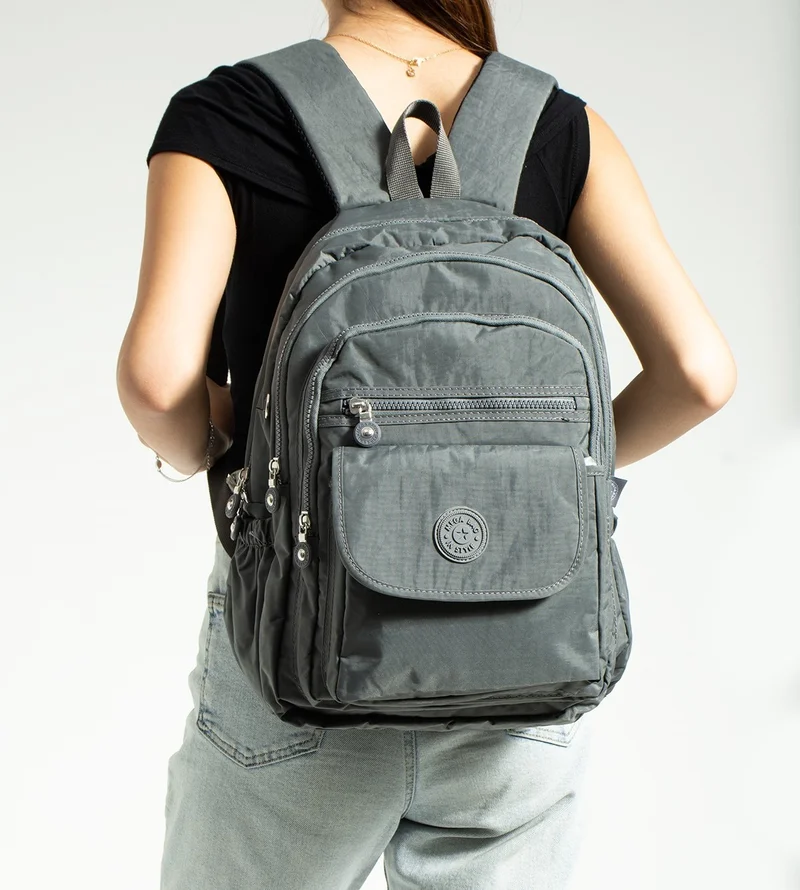 Çanta Trend Bag Trend Cream Unisex Adjustable 9 Compartment Laptop Bag