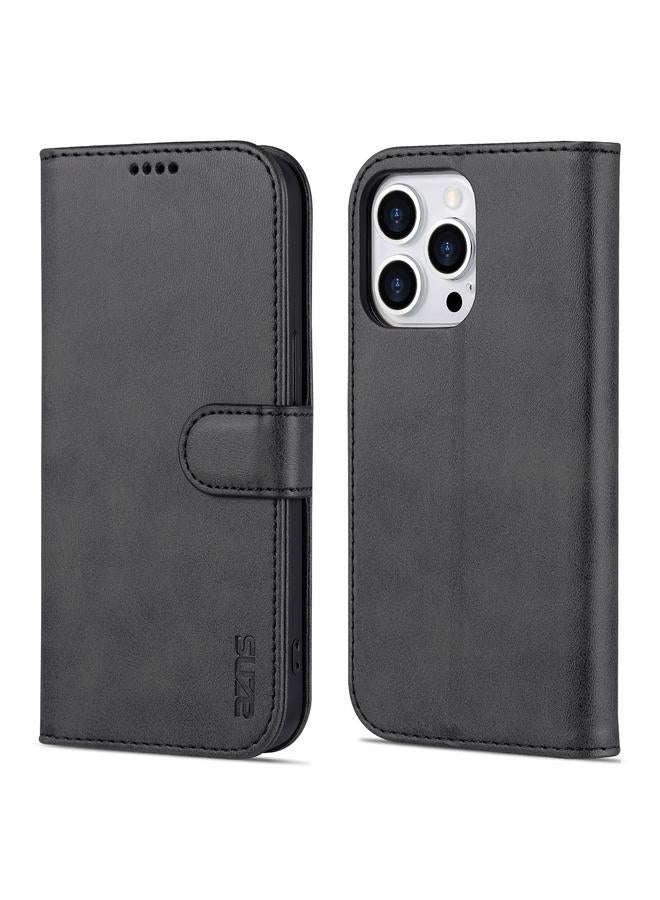 Case For iPhone 14 Pro Max Skin Feel Calf Texture Horizontal Flip Leather Case