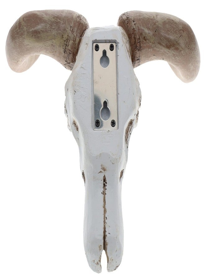 Top Brass Bull/Cow Skull Wall Mount Toilet Paper Holder - Rustic Western Bathroom Décor - Image 5