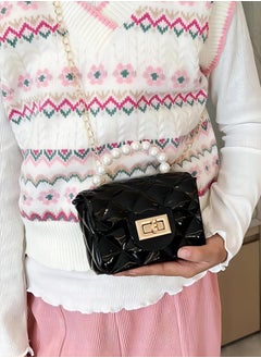 Generic Girl's Pearl Handbag Mini Cute Chain Shoulder Bag (12CM * 8CM * 5CM)  - Image 2