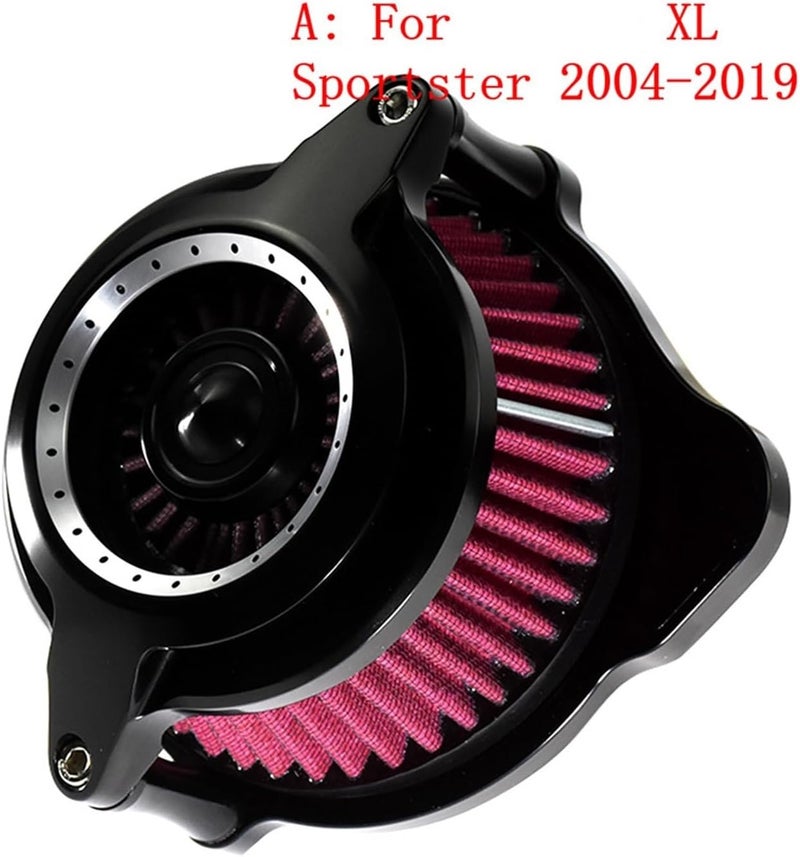 Wivplex Motorcycle Black Air Filter for Harley Models - Image 2