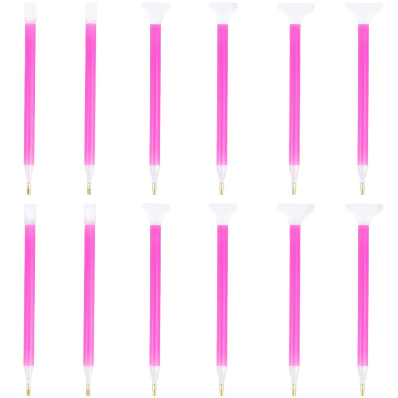AUEAR 12 Pack 5D Diamond Embroidery Painting Pen Cross Stitch Tools Drill for Rhinestone