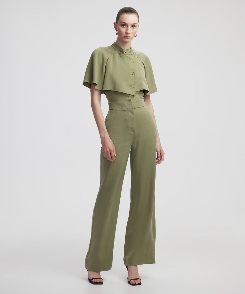 Ipekyol Wide Leg Layered Jumpsuit - Image 1