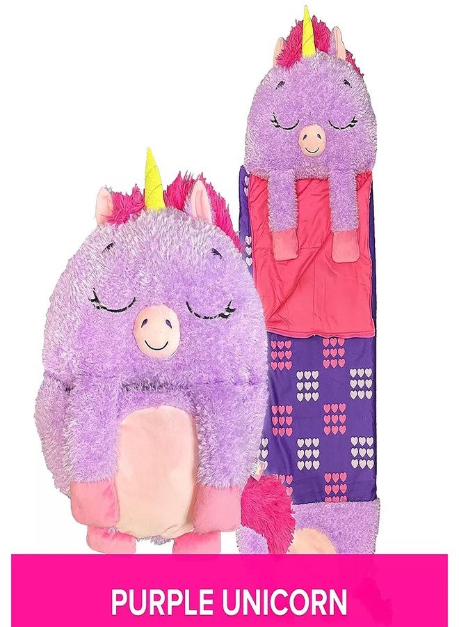 Happy Nappers 2-in-1 Pillow & Sleepy Sack Zara Unicorn 54x20 Medium - Image 2