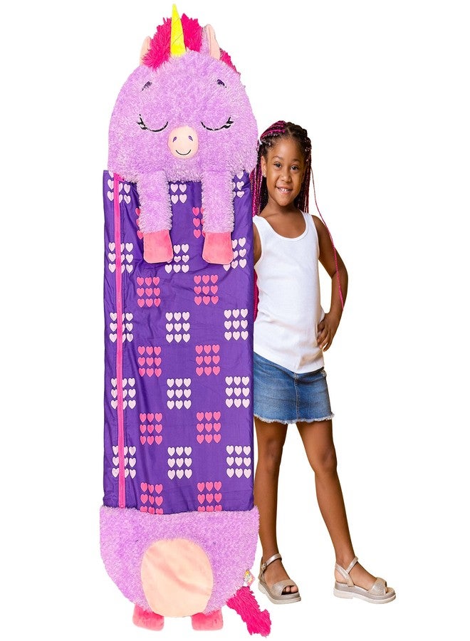 Happy Nappers 2-in-1 Pillow & Sleepy Sack Zara Unicorn 54x20 Medium - Image 5