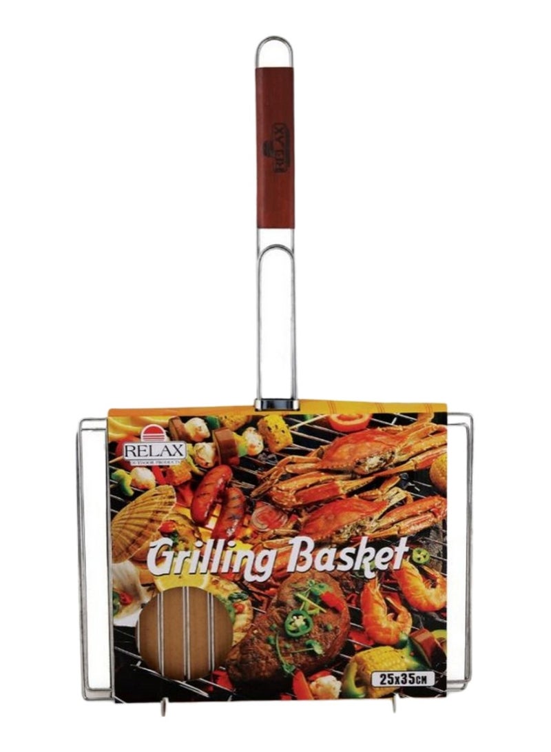 NIBEMINENT Multi Purpose Grill Silver/Brown