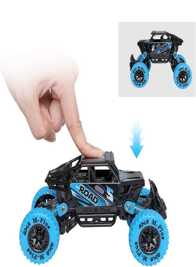 die cast Racing Metal Car, Pull Back Vehicles with Big Tires, Monster Trucks Toys, Great Present for Kids Toddlers Boys and Girls Ages 2, 3, 4 -12 Year Old - Image 2