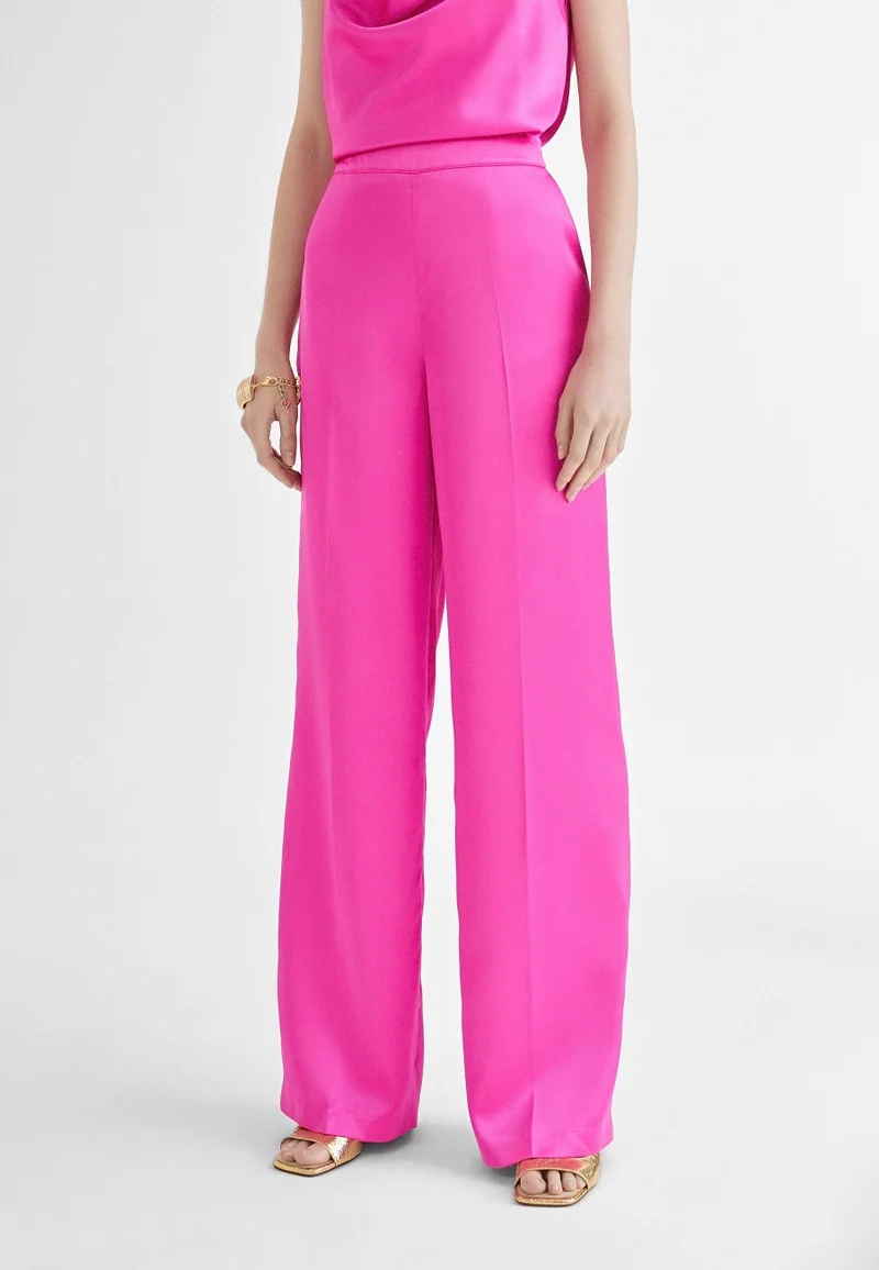 Lola Casademunt Straight satin trousers