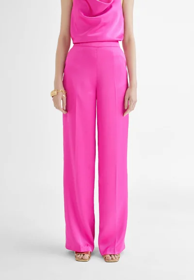 Lola Casademunt Straight satin trousers