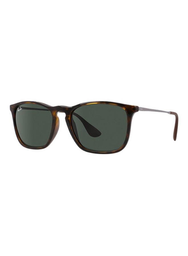Ray-Ban Unisex Chriss Square Sunglasses - RB4187 - Lens Size: 54 mm - Brown - Image 1